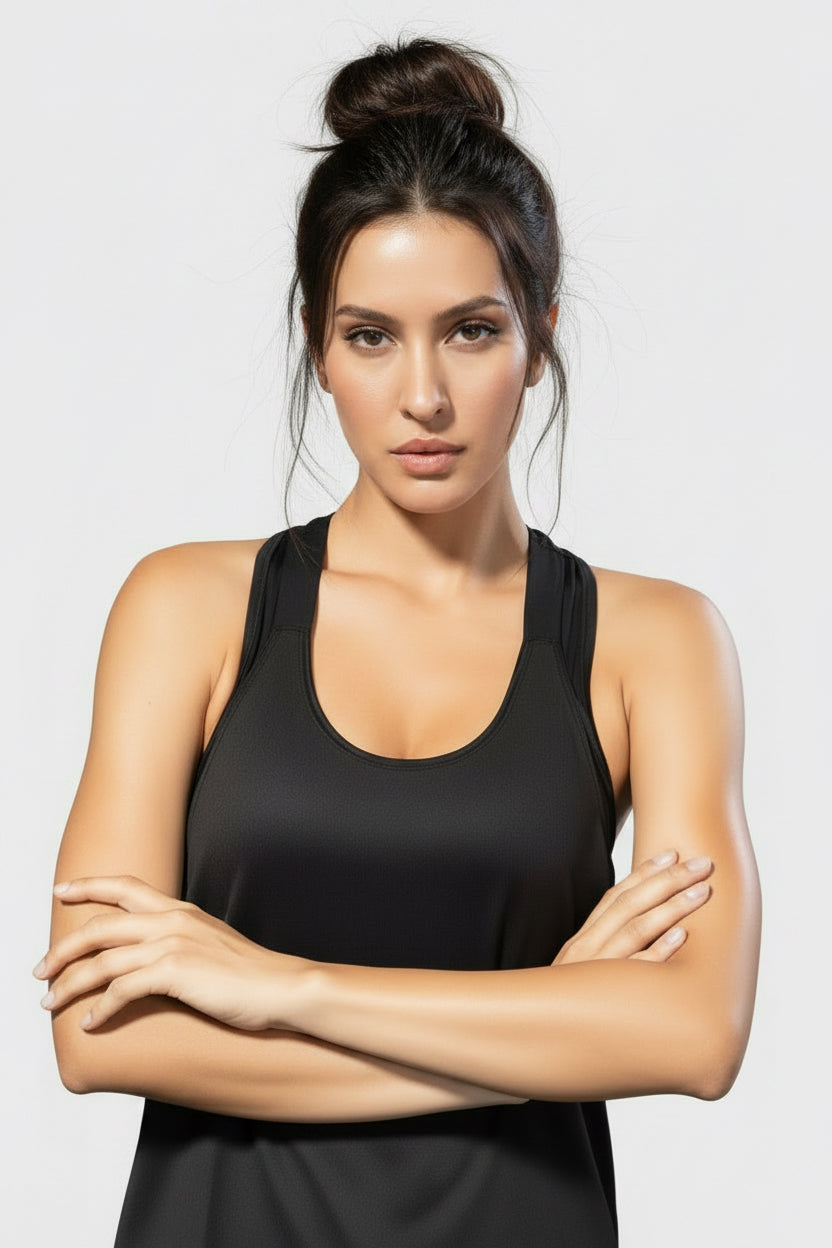 Energy Tank Top- Royal Black