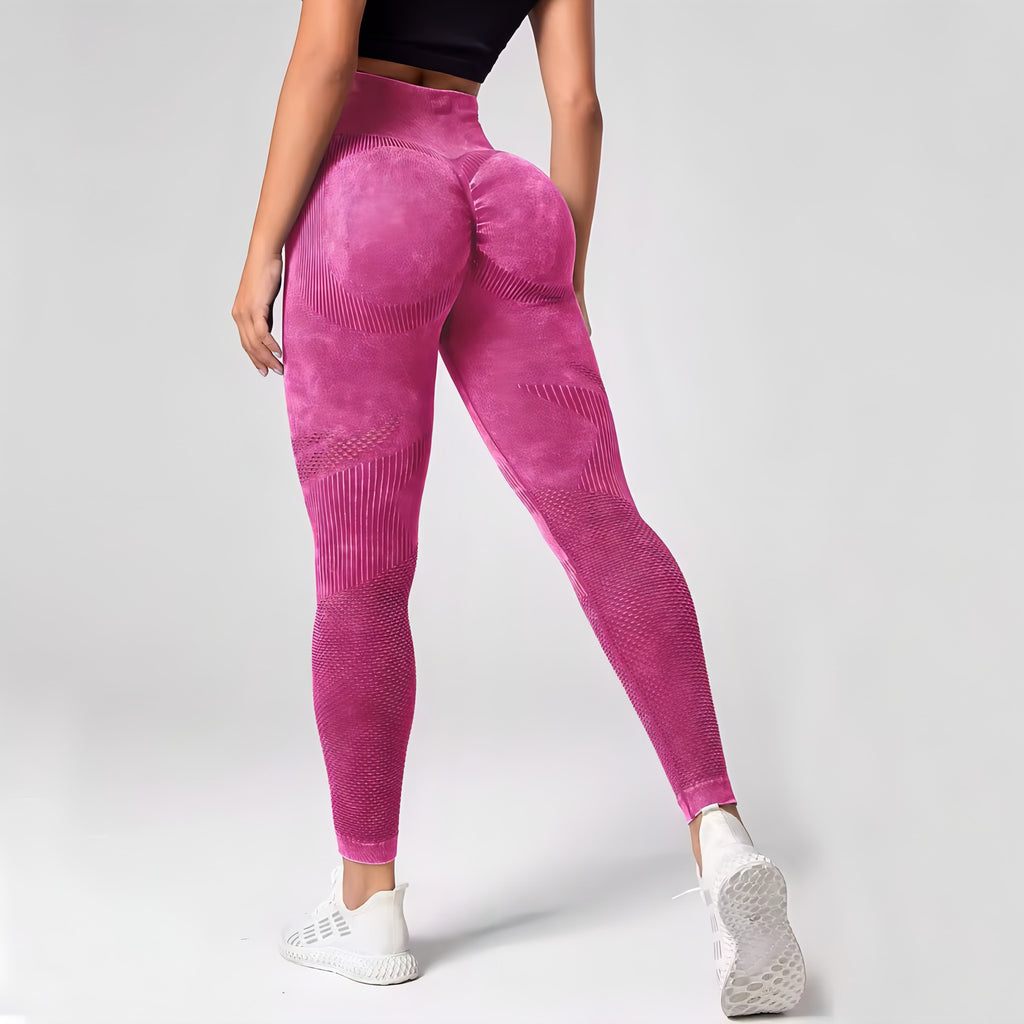 Peach Booster Leggings- Raspberry Pink