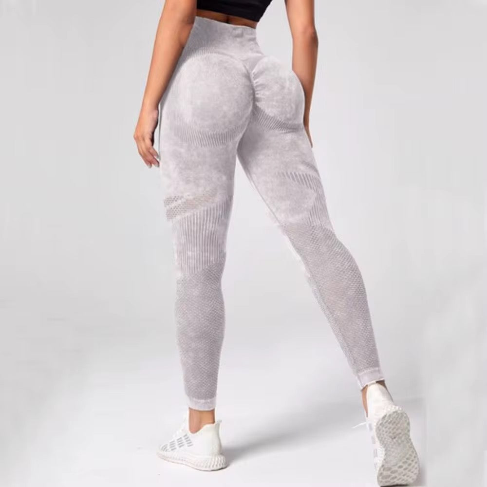 Peach Booster Leggings- Rock Crystal