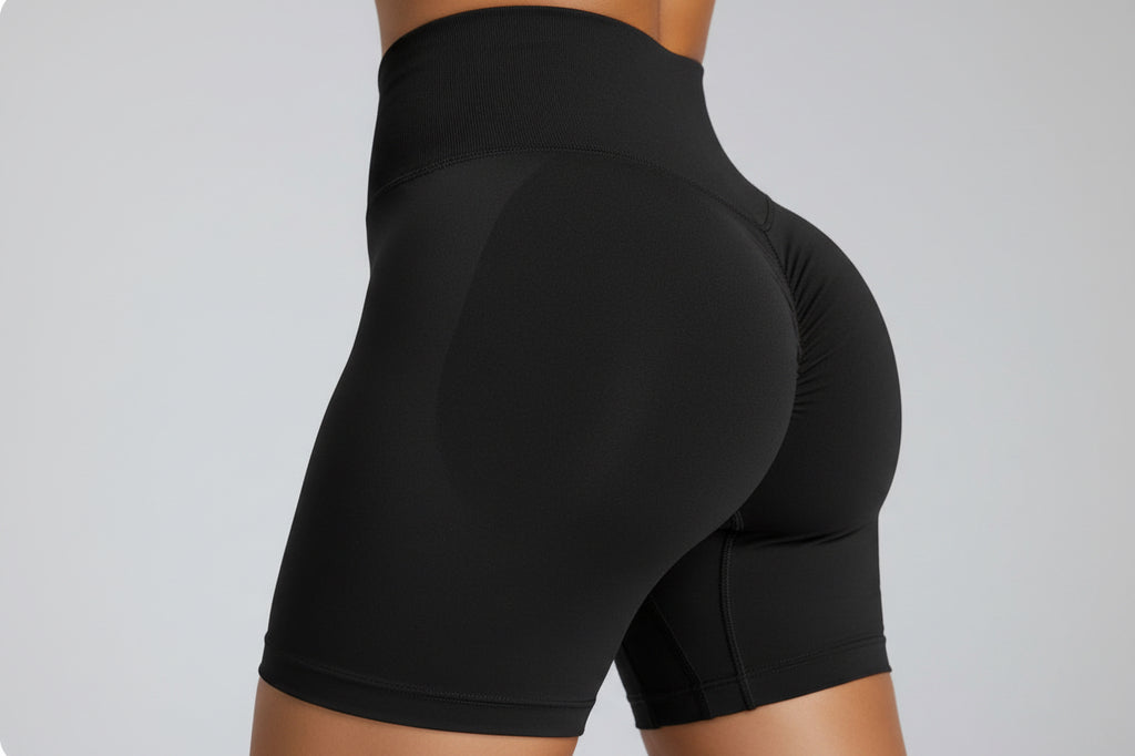 Wrap Waist Shorts- Raven Black